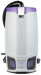 BACKPACK VACUUM, PROTEAM GOFIT 10, W/ 18" CARPET SIDEWINDER TOOL KIT LARGE