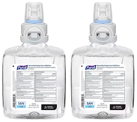HAND SANITIZER, FOAMING, PURELL, REFILL, CS8, 70%, AUTOMATIC, 1200 ML, 2/CT LARGE