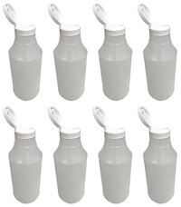 EMPTY BOTTLES, FLIP TOP, WHITE, 32 OZ, 8/CT MAIN