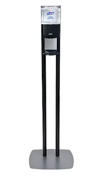 DISPENSER, HAND SANITIZER, AUTOMATIC, FLOOR STAND, PURELL ES6, GRAPHITE/BLACK MAIN