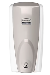 DISPENSER, HAND SOAP, WALL MOUNTED, AUTOMATIC, RUBBERMAID, WHITE/GREY PEARL LARGE