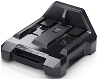 BATTERY CHARGER, VACUUM DUAL BAY, HOOVER, BLACK MAIN