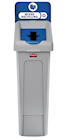 RECYCLING BIN, RUBBERMAID SLIM JIM, SINGLE-STREAM, GREY/BLUE, 23 GALLON THUMBNAIL