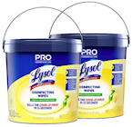 DISINFECTANT WIPES, LYSOL, LEMON & LIME BLOSSOM SCENT, 800 WIPES/CAN, 2 CANS/CT THUMBNAIL