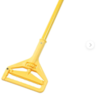 WET MOP HANDLE, O'DELL, VINYL COATED ALUMINUM, YELLOW, 60" MAIN