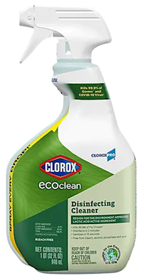 ALL-PURPOSE CLEANER, CLOROX ECOCLEAN, 32 OZ., 1/EA MAIN