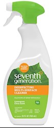 MULTI-PURPOSE CLEANER, SPRAY BOTTLE, LEMONGRASS CITRUS SCENT, SEVENTH GENERATION, 26 OZ., 8/CT LARGE