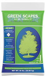 ICE MELT, GREENSCAPES, MELTS TO -10 DEGREES, 50 LBS BAG LARGE