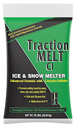ICE MELT, TRACTION MELT, MELTS TO 0 DEGREES, 50 LB BAG LARGE