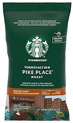 COFFEE, STARBUCKS PIKE PLACE GROUND COFFEE, MEDIUM ROAST, 2.5 OZ., 18/CS LARGE