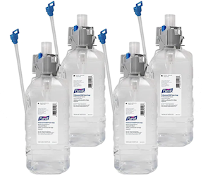 FOAM HAND SOAP REFILL PURELL COUNTER MOUNT DISPENSERS FRAGRANCE-FREE, 1500mL, 4/CT LARGE