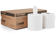 PAPER TOWELS, CENTERPULL, WHITE, 2-PLY, RECYCLED, COASTWIDE, 600 SHEETS/ROLL, 6 ROLLS/CT THUMBNAIL