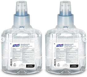HAND SANITIZER, PURELL, LTX, ADVANCED GREEN CERTIFIED, REFILL, 1200 ML, 2/CT LARGE