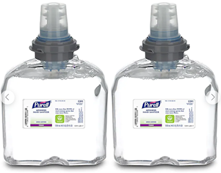 HAND SANITIZER, FOAM, PURELL, TFX, AUTOMATIC, 1200 ML, 2/CT LARGE