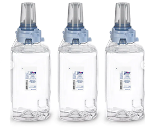 HAND SANITIZER, FOAM, PURELL, GREEN CERTIFIED, INSTANT, FRAGRANCE FREE, ADX, 1200 ML, 3/CT LARGE