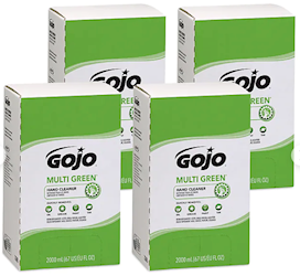 HAND SOAP, LOTION, GOJO PRO 2000, MULTI GREEN HAND CLEANER, CITRUS, 2000 ML, 4/CT LARGE