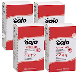 HAND SOAP, GOJO PRO 2000, CHERRY GEL PUMICE HAND CLEANER, 2000 ML, 4/CT LARGE