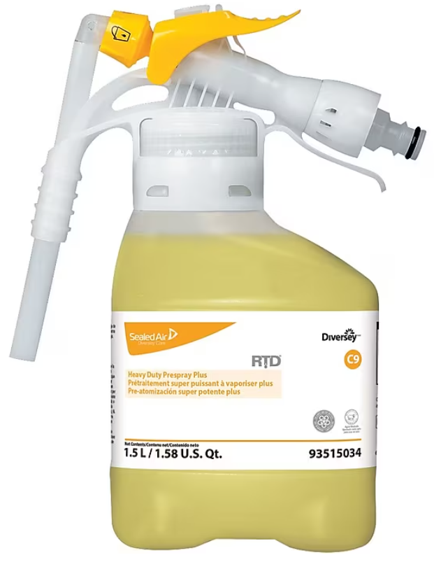 CARPET PRE-SPRAY, DIVERSEY RTD, HEAVY DUTY, FRUITY FRESH SCENT, 1.5 L, 2/CT THUMBNAIL