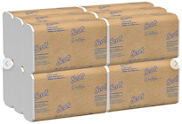 PAPER TOWELS, C-FOLD, SCOTT, RECYCLED, WHITE, 1-PLY, 200 SHEETS/PK, 12/CT THUMBNAIL