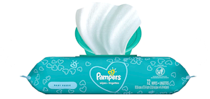 BABY WIPES, PAMPERS, FRESH SCENT, 7/CT THUMBNAIL