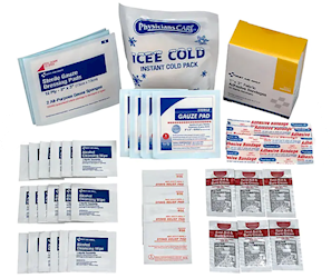First Aid Kit, PhysiciansCare, Refill Pack, 94 Pieces/Bx  LARGE