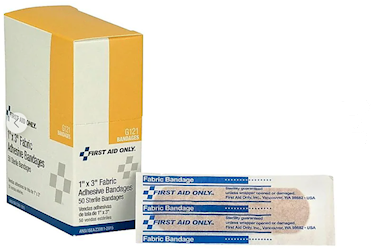 First Aid Kit, PhysiciansCare, Fabric Bandages Refill, 1 x 3, 50/Bx  LARGE