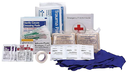 First Aid Kit,  PhysiciansCare, ANSI/OSHA First Aid Refill Pack, 50 Items per box LARGE