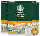 COFFEE, STARBUCKS VERANDA BLEND , KEURIG K-CUP PODS, LIGHT ROAST, 96/CT (9577) THUMBNAIL