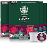 COFFEE, STARBUCKS CAFFE VERONA , KEURIG K-CUP PODS, DARK ROAST, 96/CT (09576) THUMBNAIL