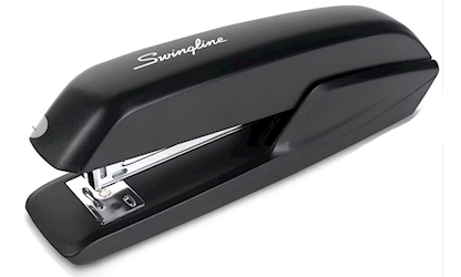 STAPLER, ECO FRIENDLY, DESKTOP, 15 SHEET CAPACITY, BLACK LARGE