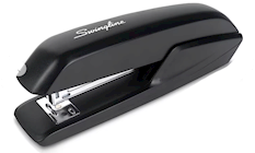 STAPLER, ECO FRIENDLY, DESKTOP, 15 SHEET CAPACITY, BLACK THUMBNAIL