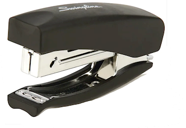 STAPLER, SOFT GRIP, 20 SHEET CAPACITY, BLACK LARGE