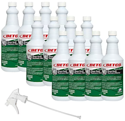 BATHROOM CLEANER, RTU, BETCO GREEN EARTH, MINT, 32 OZ., 12/CT LARGE