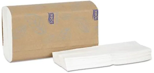 PAPER TOWELS, MULTIFOLD, TORK, WHITE, 2-PLY, 189 SHEETS/PK, 16 PACKS/CT LARGE