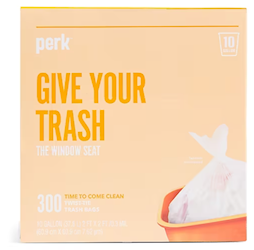 10 GALLON, .36 MIL, CLEAR, 24 X 24, HIGH DENSITY, 300/CS LARGE