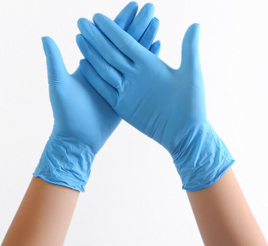 DISPOSABLE GLOVES, INTCO, BLUE, NITRILE, XL, 100/BOX, 10 BOXES/CT LARGE