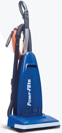 VACUUM, UPRIGHT, 14" PATH, 3-STAGE HEPA FILTERING, POWR-FLITE RIGEL DELUX14 MAIN