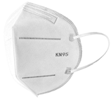 FACE MASKS, DISPOSABLE, KN95, FIVE LAYERS, WHITE, 1000/CT THUMBNAIL