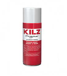 PRIMER, SPRAY, SEALER & STAIN BLOCKER, WHITE, INTERIOR, OIL-BASED, KILZ ORIGINAL, 13 OZ. LARGE