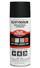 SPRAY PAINT, BLACK, SEMI-FLAT, RUST-OLEUM INDUSTRIAL CHOICE, 12 OZ THUMBNAIL