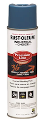 SPRAY PAINT, BLUE, FLAT/MATTE, INVERTED MARKING, 17 OZ LARGE