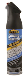TEXTURE SPRAY, CEILING, POPCORN STYLE, LOW ODOR, WATER-BASED, HOMAX PRO-GRADE, 20 OZ. LARGE
