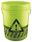BUCKET, REFLECTIVE CAUTION COLOR, SAFETY, 5 GL. THUMBNAIL