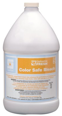 BLEACH, COLOR-SAFE, NON-CHLORINATED, CLOTHESLINE FRESH, SPARTAN, 1 GALLON, 4/CT MAIN