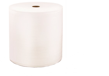 PAPER TOWELS, HARDWOUND, WHITE, LOCOR, SMALL-CORE, 850' x 7", 6 ROLLS/CT LARGE