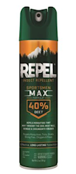 MOSQUITO AND INSECT REPELLENT, AEROSOL SPRAY, REPEL, SPORTSMEN MAX, 40% DEET, 6.5 OZ., 1/EA LARGE