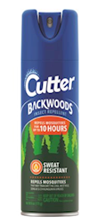 MOSQUITO AND INSECT REPELLENT, AEROSOL SPRAY, CUTTER, BACKWOODS, 6 OZ., 1/EA LARGE