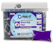 FLOOR CLEANER, NEUTRAL, PAK-IT, FOR AUTO SCRUBBERS, OCEAN FRESH, PURPLE, 50/CT THUMBNAIL