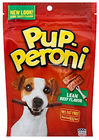 DOG TREATS, PUP-PERONI, LEAN BEEF FLAVOR, 5.6 OZ POUCH, 8/CT MAIN