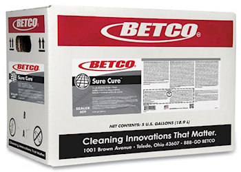 SEALER, BETCO SURE CURE, 5 GALLON BIB LARGE